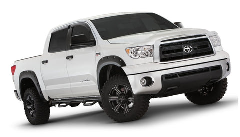 Bushwacker 07-13 Toyota Tundra Fleetside Pocket Style Flares 4pc 97.6/78.7/66.7in Bed - Black - 30911-02