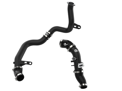 aFe 22-23 Hyundai Kona N L4 2.0L (t) BladeRunner Aluminum Hot and Cold Charge Pipe Kit - Black - 46-20624-B