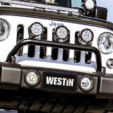 Westin/Snyper 07-17 Jeep Wrangler Snyper Bumper Mount Light Bar - Textured Black - 62-41055
