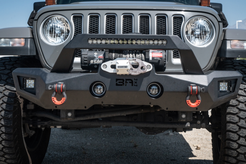 Body Armor 4x4 07-22 Jeep Wrangler JK/JL & Gladiator JT Orion Mid-Width Front Bumper - JP-19536