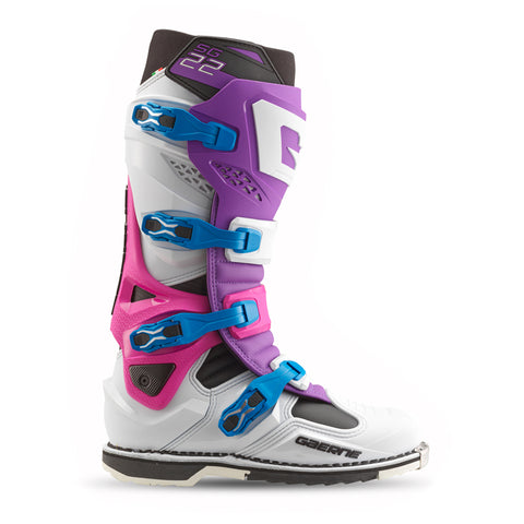 Gaerne SG22 Limited Edition Boot Purple/White/Rhodamine Size - 9 - 2262-019-9