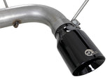 aFe Large Bore HD 3in 304 SS Cat-Back Exhaust w/ Black Tips 14-19 Jeep Grand Cherokee (WK2) V6-3.6L - 49-38078-B