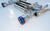 Invidia 09+ 370Z Gemini Rolled Titanium Tip Cat-back Exhaust - HS09N7ZGID