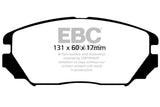 EBC 08-09 Hyundai Azera 3.3 Redstuff Front Brake Pads - DP31757C