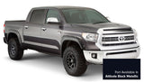 Bushwacker 16-18 Toyota Tundra Fleetside Pocket Style Flares 4pc - Midnight Black - 30918-43