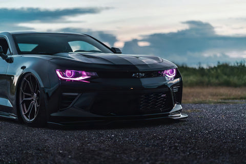 Oracle 16-18 Chevy Camaro RGB+W Headlight DRL Upgrade Kit - ColorSHIFT w/ 2.0 Controller - 1345-333
