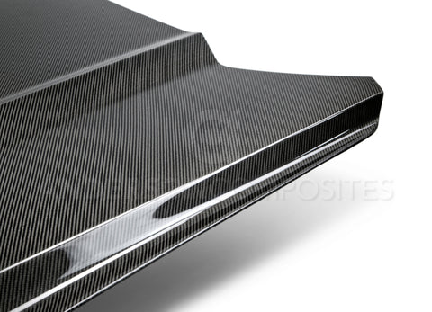 Anderson Composites 15-17 Ford Mustang Eco Boost Type-OE Double Sided Hood - AC-HD15FDMUEB-OE-DS