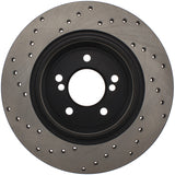 StopTech 01-07 BMW M3 (E46) / 00-04 M5 (E39) Drilled Left Rear Rotor - 128.34054L