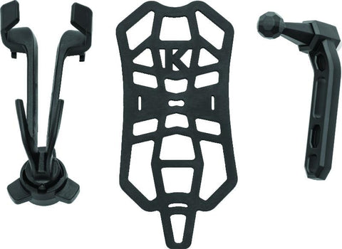 Kuryakyn Free-Flex Device Holder Perch Mount Black - 6432