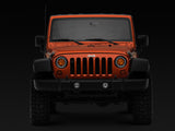 Raxiom 97-18 Jeep Wrangler TJ/JK Axial Spider LED Headlight w/ Amber DRL- Chrome Hsng (Clear Lens) - J108047