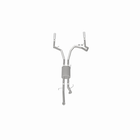 MagnaFlow 14 Toyota Tundra V8 4.6L/5.7L Stainless Cat Back Exhaust Dual Split Rear Exit - 15305