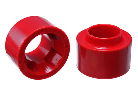 Energy Suspension 07-17 Jeep Wrangler (JK) Red Front Coil Spring Spacer 1-3/4in Lift Set - 2.6111R