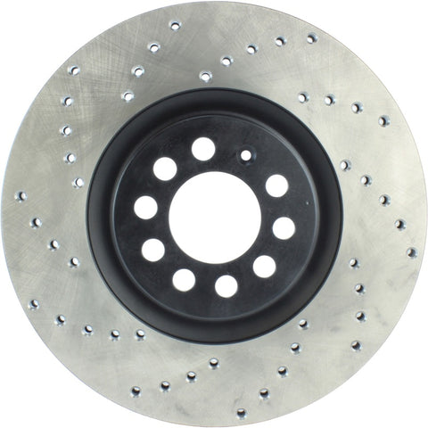 StopTech 00-06 Audi TT Quattro / 03/04-12/04 VW Jetta Right Front Drilled CRYO-STOP Rotor - 128.33062CR