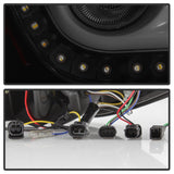 Spyder 16-18 Honda Civic 4 Door Light Bar LED Tail Lights - Black Smoke (ALT-YD-HC164D-LB-BSM) - 5086440