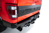 Addictive Desert Designs 2022+ Ford Raptor Stealth Fighter R Bumper w/ 2 Cube Lights - Hammer Black - R210081090103