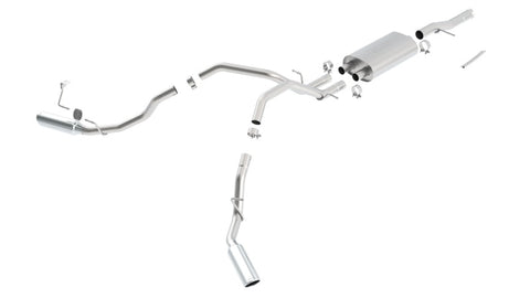 Borla 09-12 Chevrolet Silverado / 09-12 GMC Sierra 1500 WT/SLE/LT 4.8L/5.3L/6.0L SS Catback Exhaust - 140342