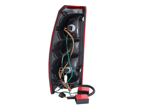 ANZO 2007-2013 Chevrolet Avalanche LED Taillights Red/Clear - 311143