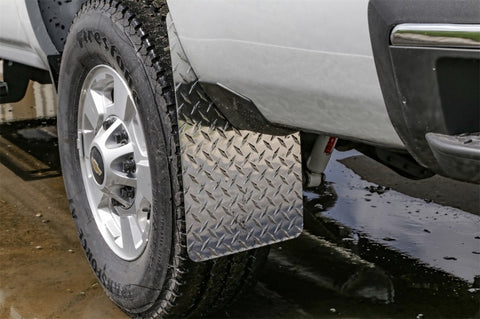 Deezee Universal Flaps Brite-Tread Universal 11x19 Notched (Blk) - DZ 1808