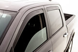 AVS 09-18 Dodge RAM 1500 Quad Cab Ventvisor & Aeroskin Deflector Combo Kit - Matte Black - 56003004