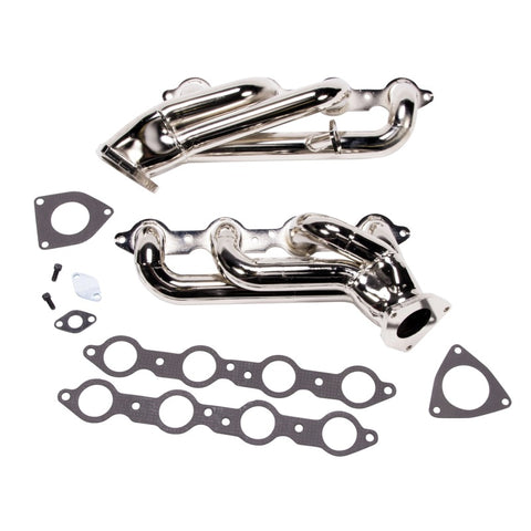 BBK 99-04 GM Truck SUV 6.0 Shorty Tuned Length Exhaust Headers - 1-3/4 Titanium Ceramic - 4006