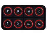 AEM EV 8 Button Keypad CAN Based Programmable Backlighting - 30-8400