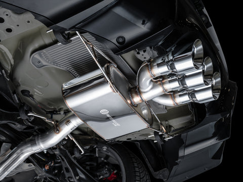 AWE Tuning 2024 Acura Integra Type S DE5 FWD Touring Edition Exhaust w/ Triple Chrome Silver Tips - 3015-52335