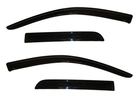 AVS 11-13 Mitsubishi Outlander Sport Ventvisor Outside Mount Window Deflectors 4pc - Smoke - 94191