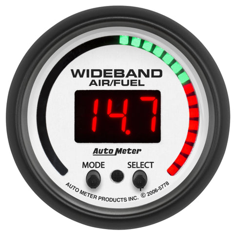 Autometer Phantom 52mm Wideband Air/Fuel Gauge - 5778