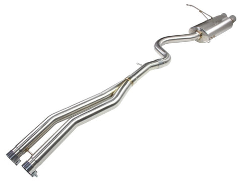 aFe 20-21 Audi A4 L4-2.0L (t) MACH Force-Xp 3in to 2-1/2in Stainless Steel Cat-Back Exhaust System - 49-36446
