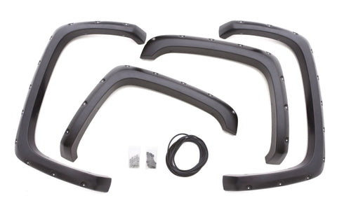 Lund 99-07 Chevy Silverado 1500 RX-Rivet Style Smooth Elite Series Fender Flares - Black (4 Pc.) - RX103S