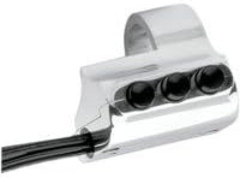 Performance Machine Switch Assembly 3 Button Right Side - Chrome - 0062-2032-CH