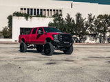 Road Armor 11-16 Ford F-250 SPARTAN Front Bumper Bolt-On Pre-Runner Guard - Tex Blk - 6112XFPRB