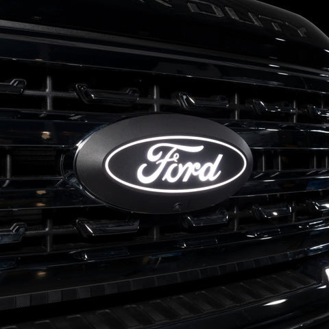 Putco 23-24 Ford Super Duty Front Luminix Ford Led Grille Emblems - 92803