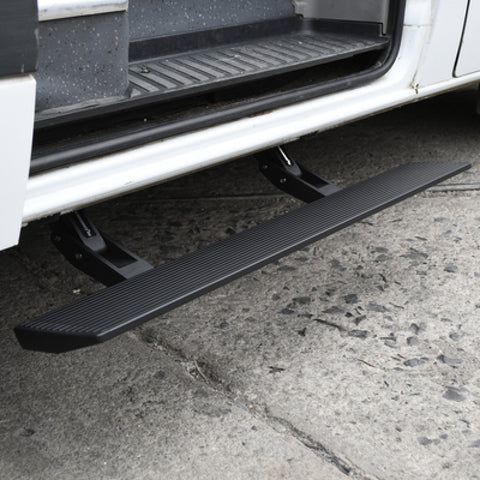 RealTruck 13-18 MB Sprinter 2500/3500 Van 3dr VoltStep Electric Running Board Kit - Bedliner Coat - 20410125T