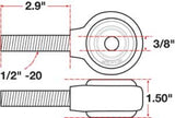 SPC Performance xAxis Rod End Ball Joint - 15744