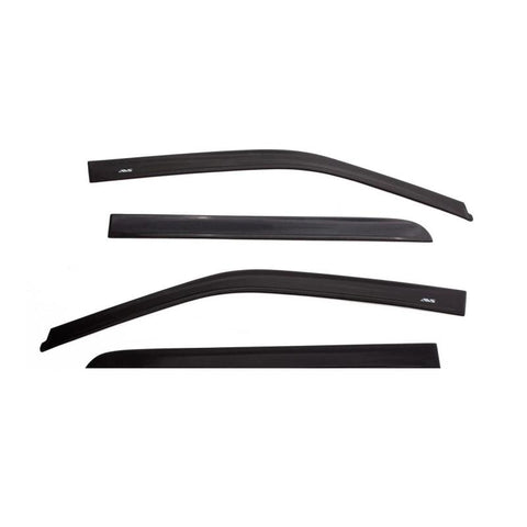 AVS 2019 Chevrolet Silverado 1500 Ext Cab Ventvisor Low Profile Window Deflectors 4pc - Matte Black - 774080