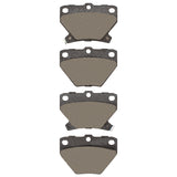 DFC 00-08 Toyota Matrix Rear 4000 Hybridynamic Brake Pads - 4000-0823-00
