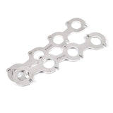 Stainless Works Small Block Ford 4.6L 2V Round Port Header 304SS Exhaust Flanges 1-3/4in Primaries - HF462V175