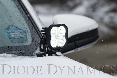 Diode Dynamics 10-21 Toyota 4Runner Stage Series 2in LED Ditch Light Kit - Sport Yellow Combo - DD6751