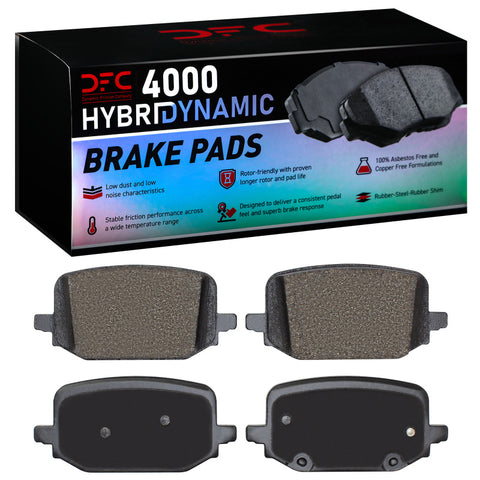 DFC 20-26 Ford Mustang Rear 4000 Hybridynamic Brake Pads - 4000-2232-00