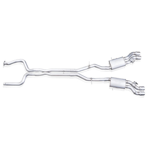 Stainless Works 2016-18 Cadillac CTS-V Sedan Catback System Resonated X-Pipe Dual-Mode Mufflers - CTSV16CB