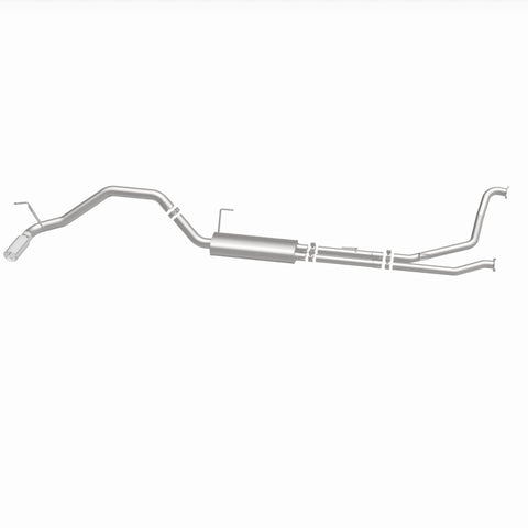MagnaFlow CatBack 07-15 Nissan Titan V8 LGAS/LFLEX Single MF Polished Stainless Exhaust - 19421