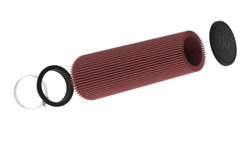 K&N Universal Clamp-On Air Filter 7-1/2in 6 DEG FLG 5in OD 20 1/8in H - RU-5295