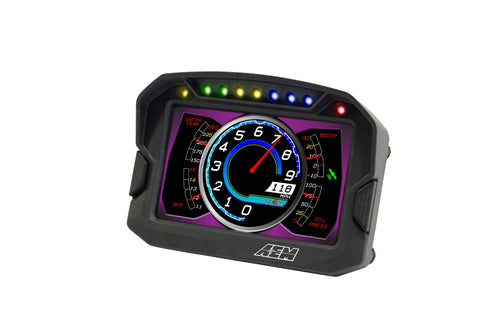 AEM CD-5G Carbon Digital Dash Display w/ Interal 10Hz GPS & Antenna - 30-5602