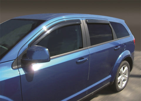 Stampede 2008-2019 Dodge Journey Tape-Onz Sidewind Deflector 4pc - Smoke - 6256-2