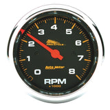 Autometer Pro-Cycle Gauge Tach 3 3/4in 8K Rpm 2&4 Cylinder Black - 19300