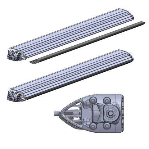 Rigid Industries 2021 Ford Bronco Roof Line Light Kit (Incl. SR spot/flood Combo Bar) - 46724