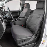 Covercraft 16-20 Ford Transit Polycotton SeatSaver Custom Front Row Seat Covers - Grey - SS2512PCGY
