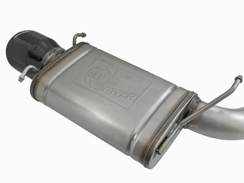 aFe Mach Force-Xp 3in CB Stainless Steel Dual Exhaust System w/ Black Tips 09-15 Cadillac CTS-V - 49-34063-B