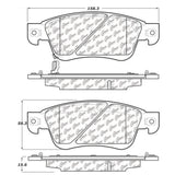 StopTech Street Touring 07-08 Infiniti G35 2WD Sedan Front Brake Pads - 308.12870